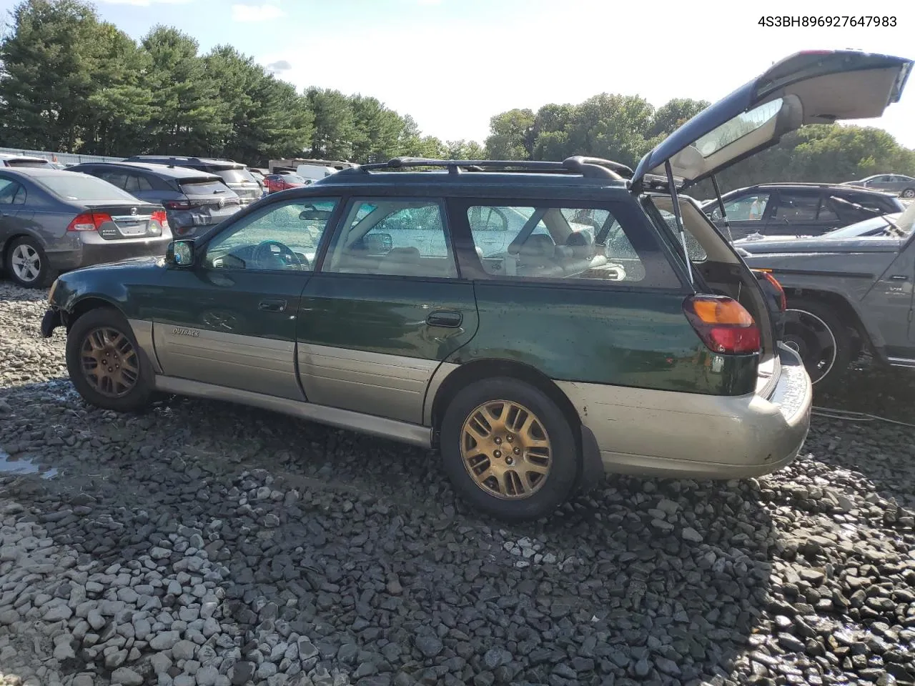 2002 Subaru Legacy Outback H6 3.0 Vdc VIN: 4S3BH896927647983 Lot: 69974724