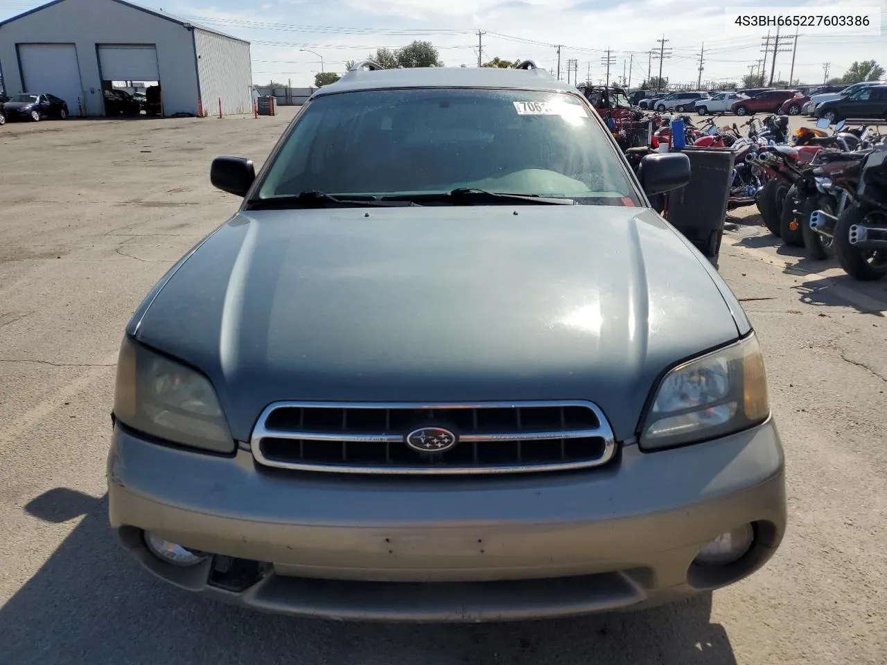 4S3BH665227603386 2002 Subaru Legacy Outback