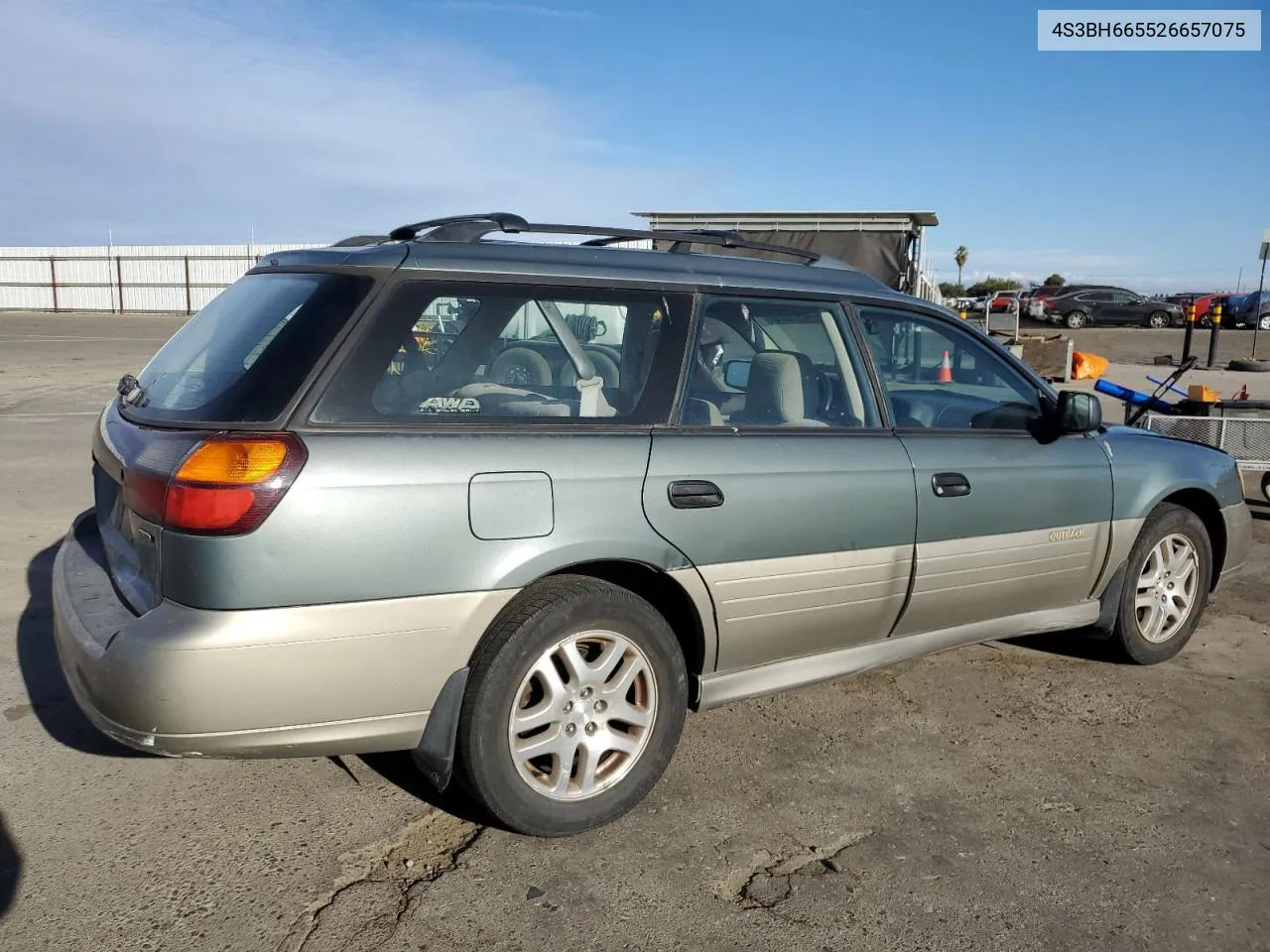 2002 Subaru Legacy Outback VIN: 4S3BH665526657075 Lot: 79793513