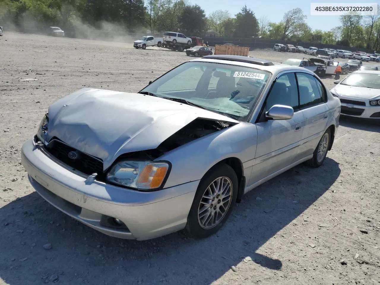 2003 Subaru Legacy L VIN: 4S3BE635X37202280 Lot: 51242544