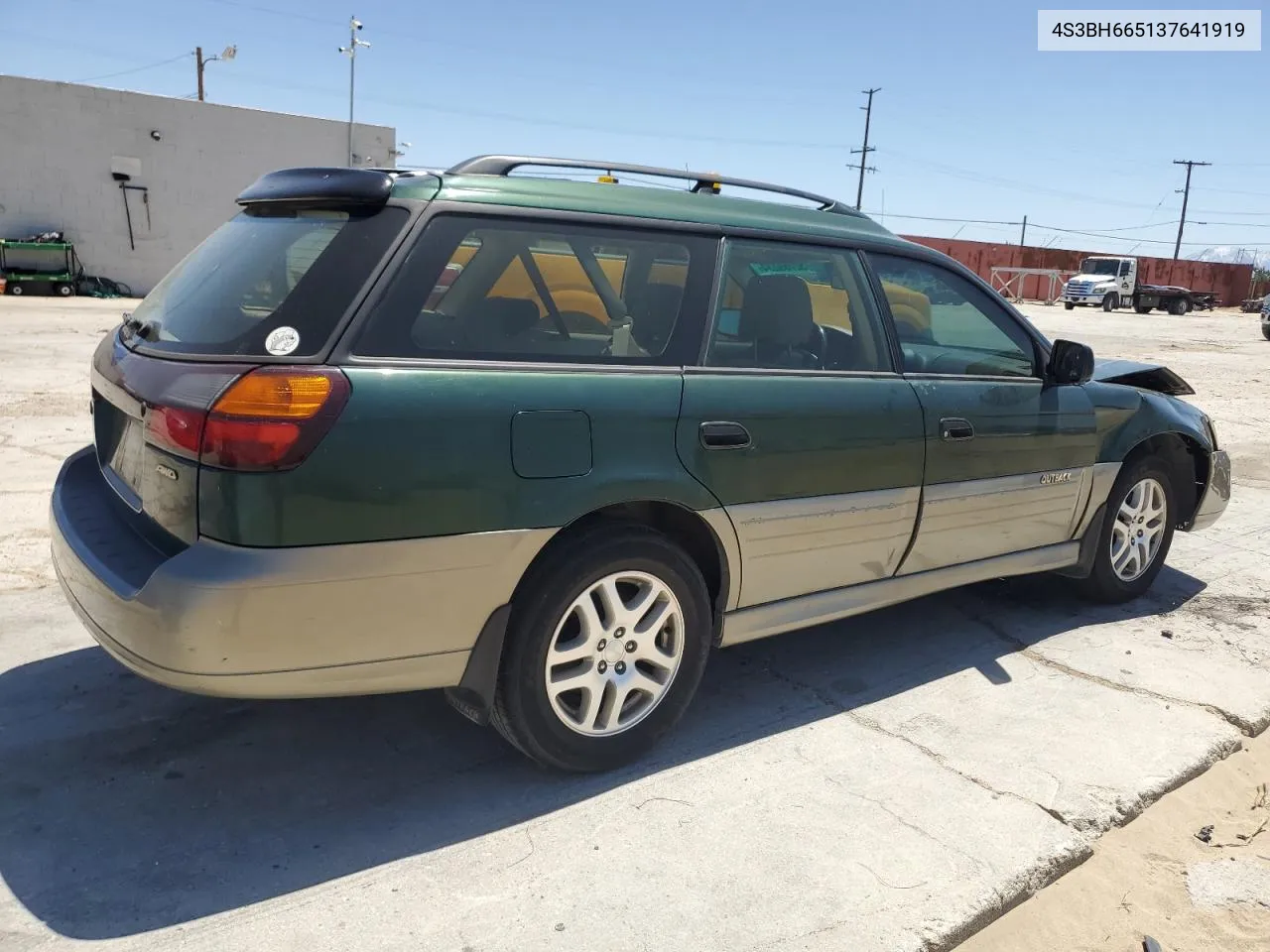 2003 Subaru Legacy Outback VIN: 4S3BH665137641919 Lot: 52769234