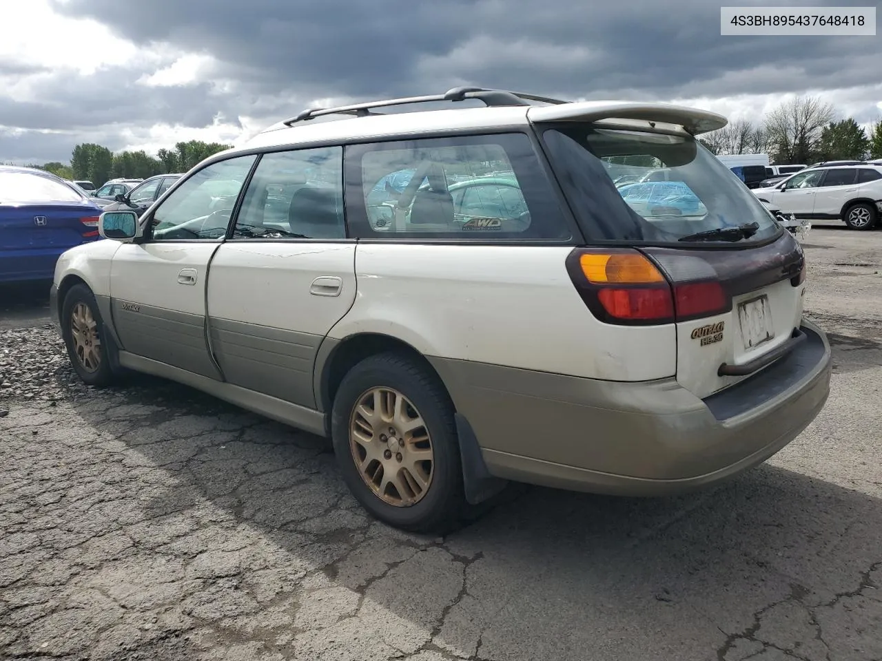 2003 Subaru Legacy Outback H6 3.0 Special VIN: 4S3BH895437648418 Lot: 53976564