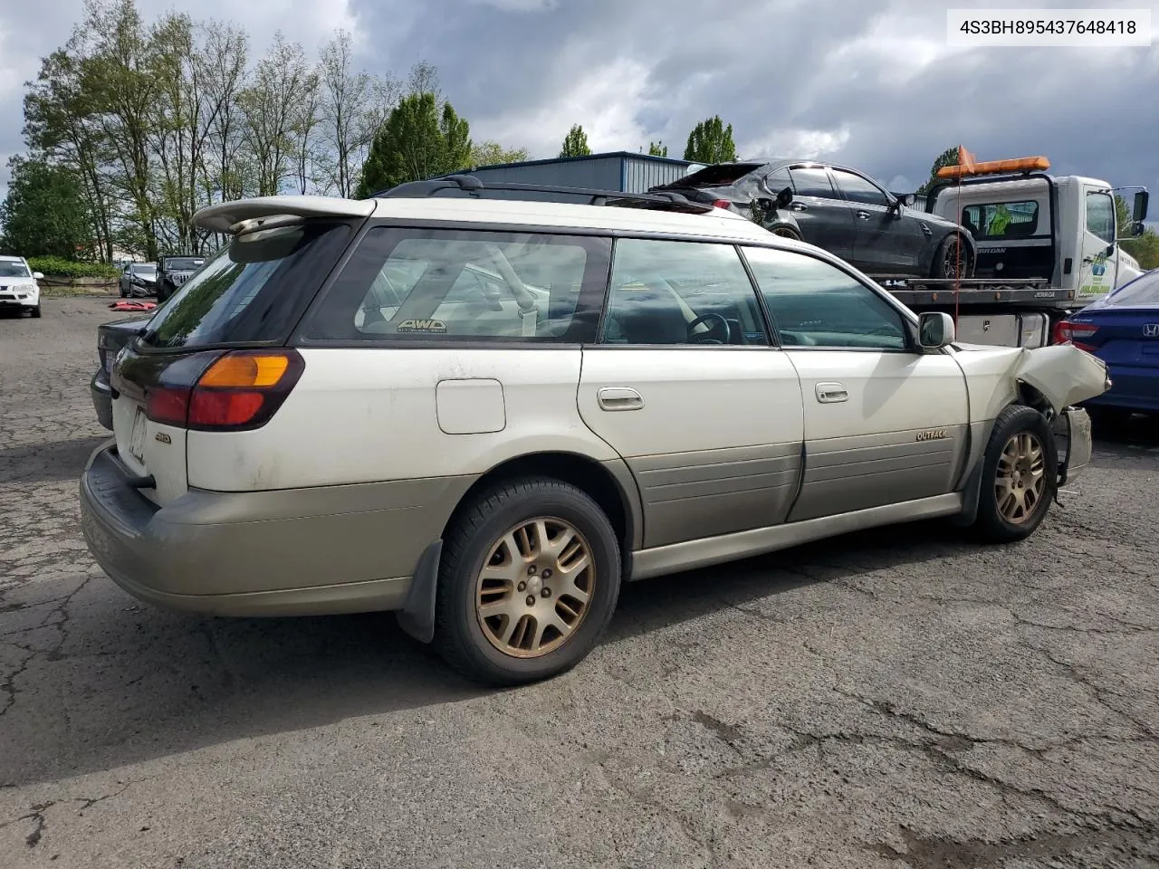 2003 Subaru Legacy Outback H6 3.0 Special VIN: 4S3BH895437648418 Lot: 53976564