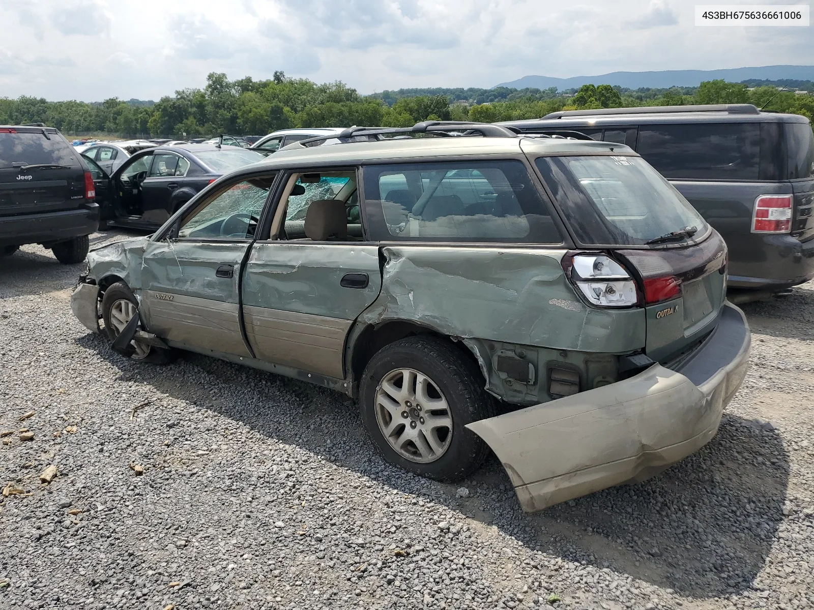 2003 Subaru Legacy Outback Awp VIN: 4S3BH675636661006 Lot: 63622674