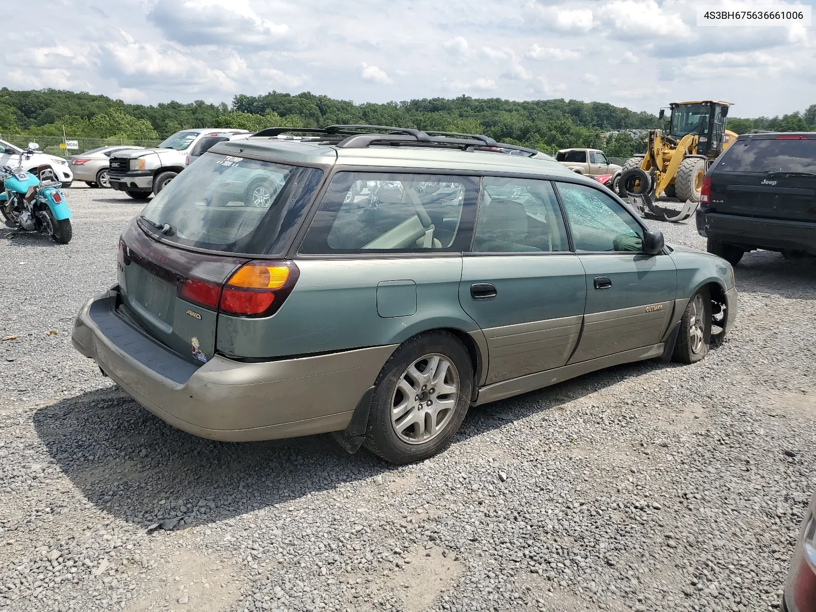 2003 Subaru Legacy Outback Awp VIN: 4S3BH675636661006 Lot: 63622674