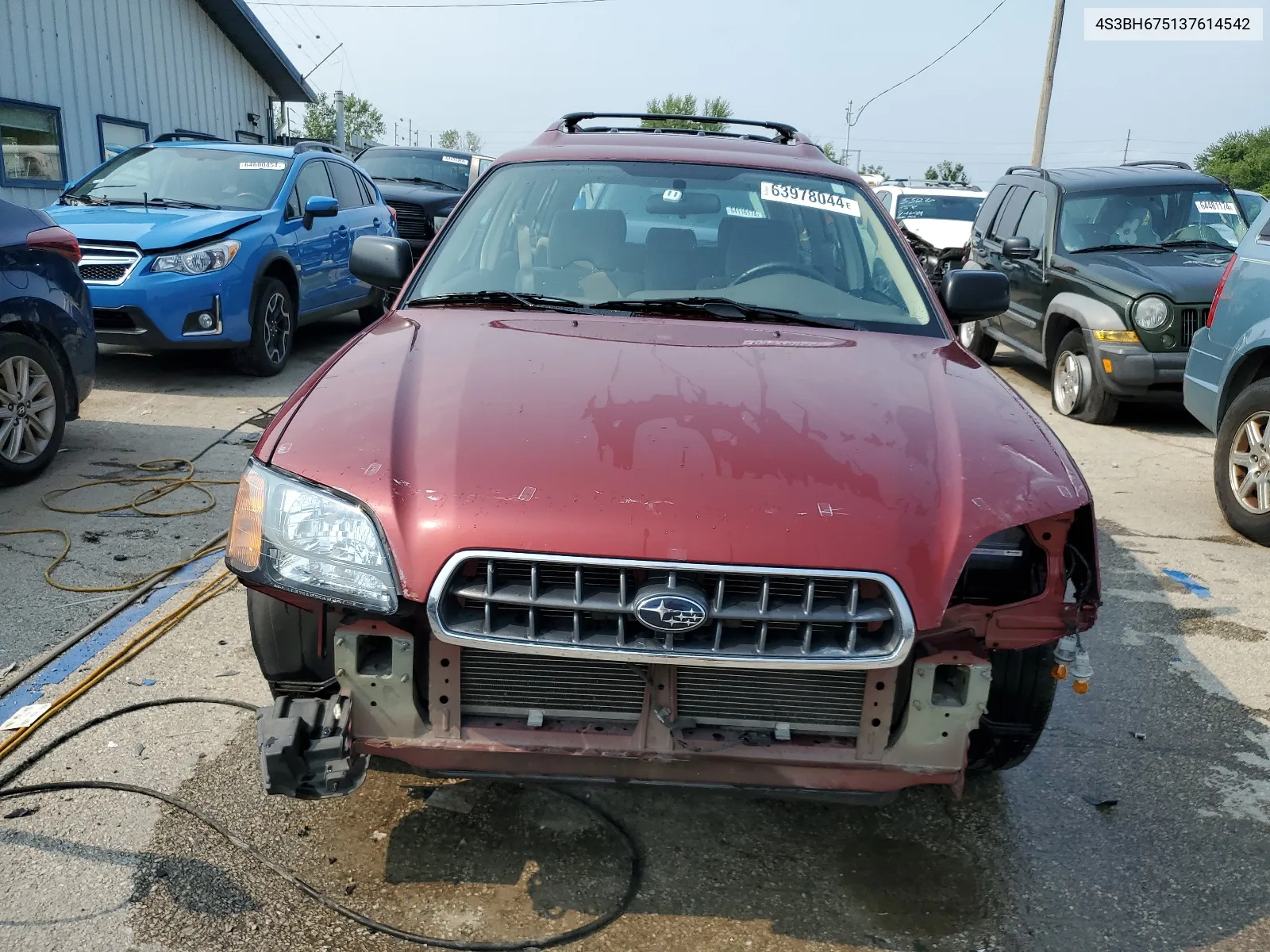 2003 Subaru Legacy Outback Awp VIN: 4S3BH675137614542 Lot: 63978044