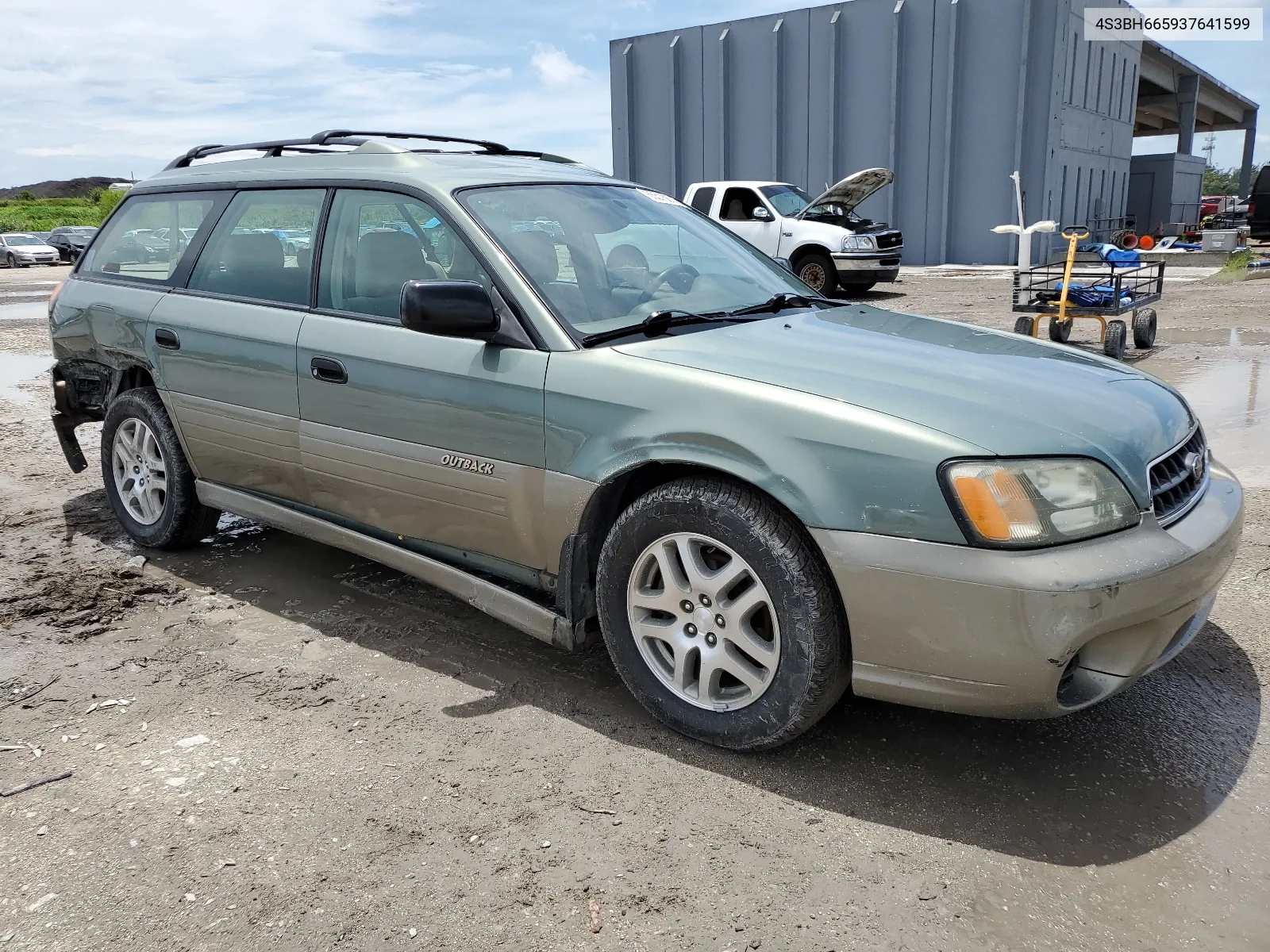 4S3BH665937641599 2003 Subaru Legacy Outback