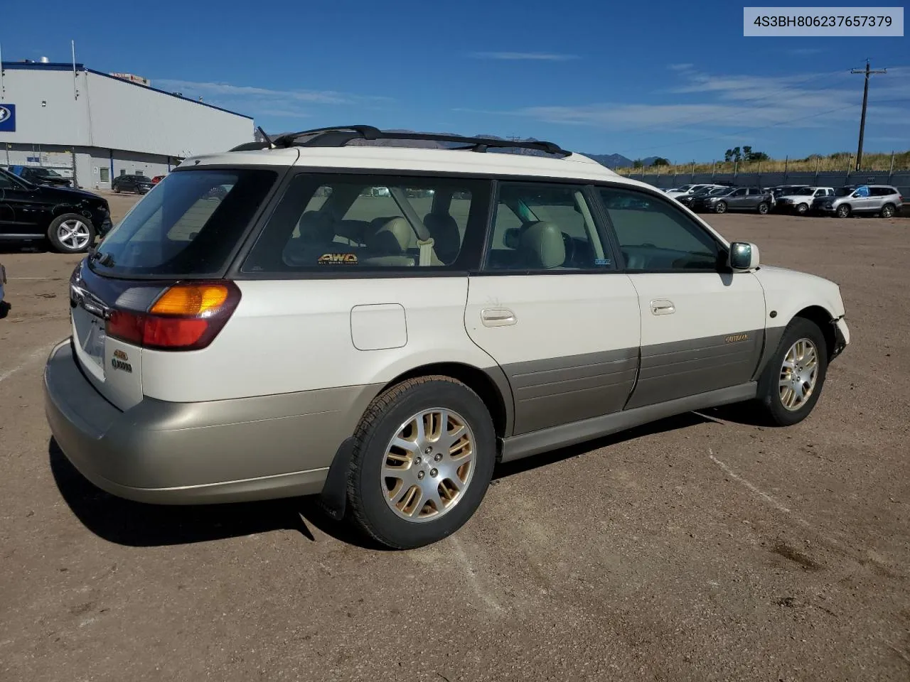 2003 Subaru Legacy Outback H6 3.0 Ll Bean VIN: 4S3BH806237657379 Lot: 66012094