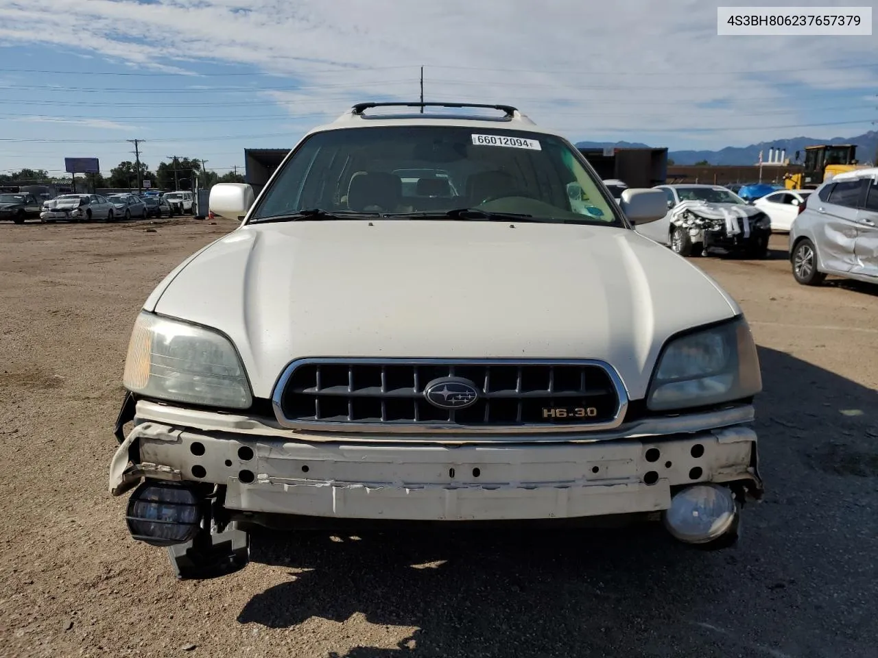 2003 Subaru Legacy Outback H6 3.0 Ll Bean VIN: 4S3BH806237657379 Lot: 66012094