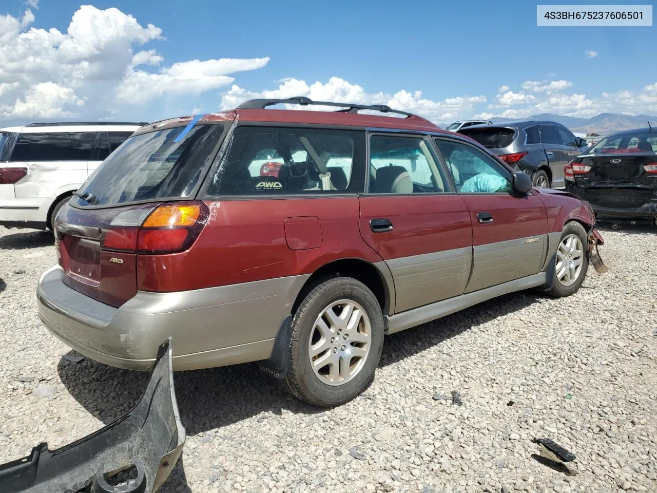 2003 Subaru Legacy Outback Awp VIN: 4S3BH675237606501 Lot: 67936794