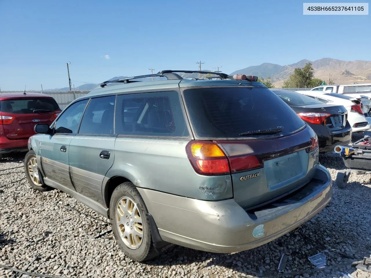 4S3BH665237641105 2003 Subaru Legacy Outback