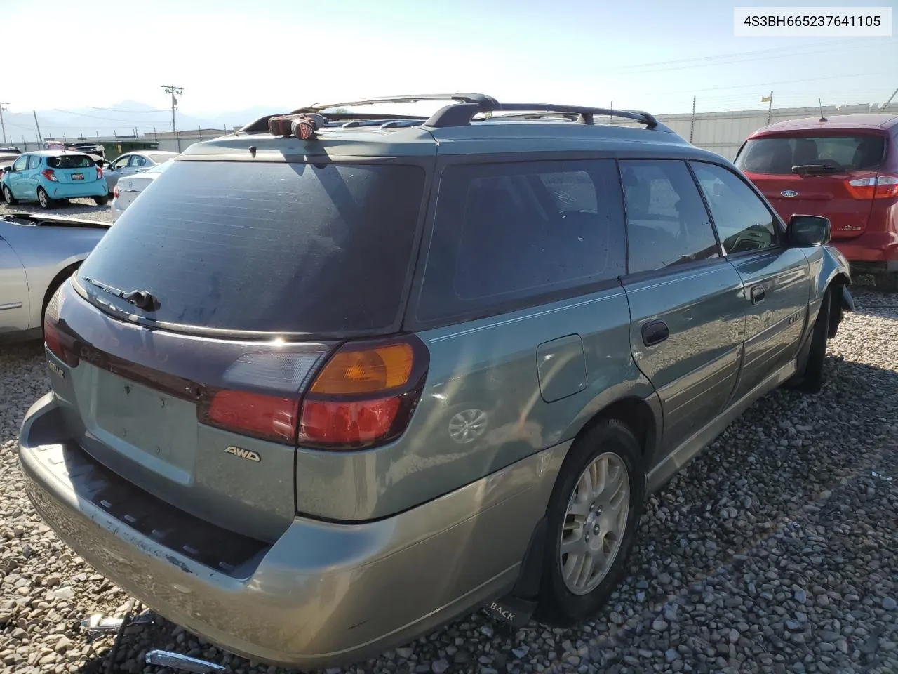 2003 Subaru Legacy Outback VIN: 4S3BH665237641105 Lot: 68734634