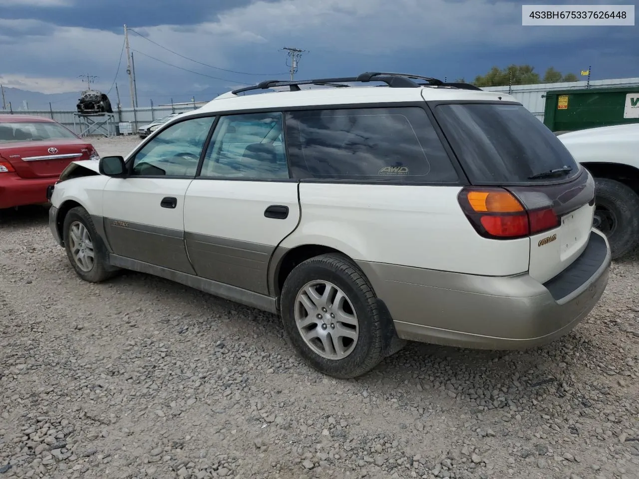 2003 Subaru Legacy Outback Awp VIN: 4S3BH675337626448 Lot: 69804504