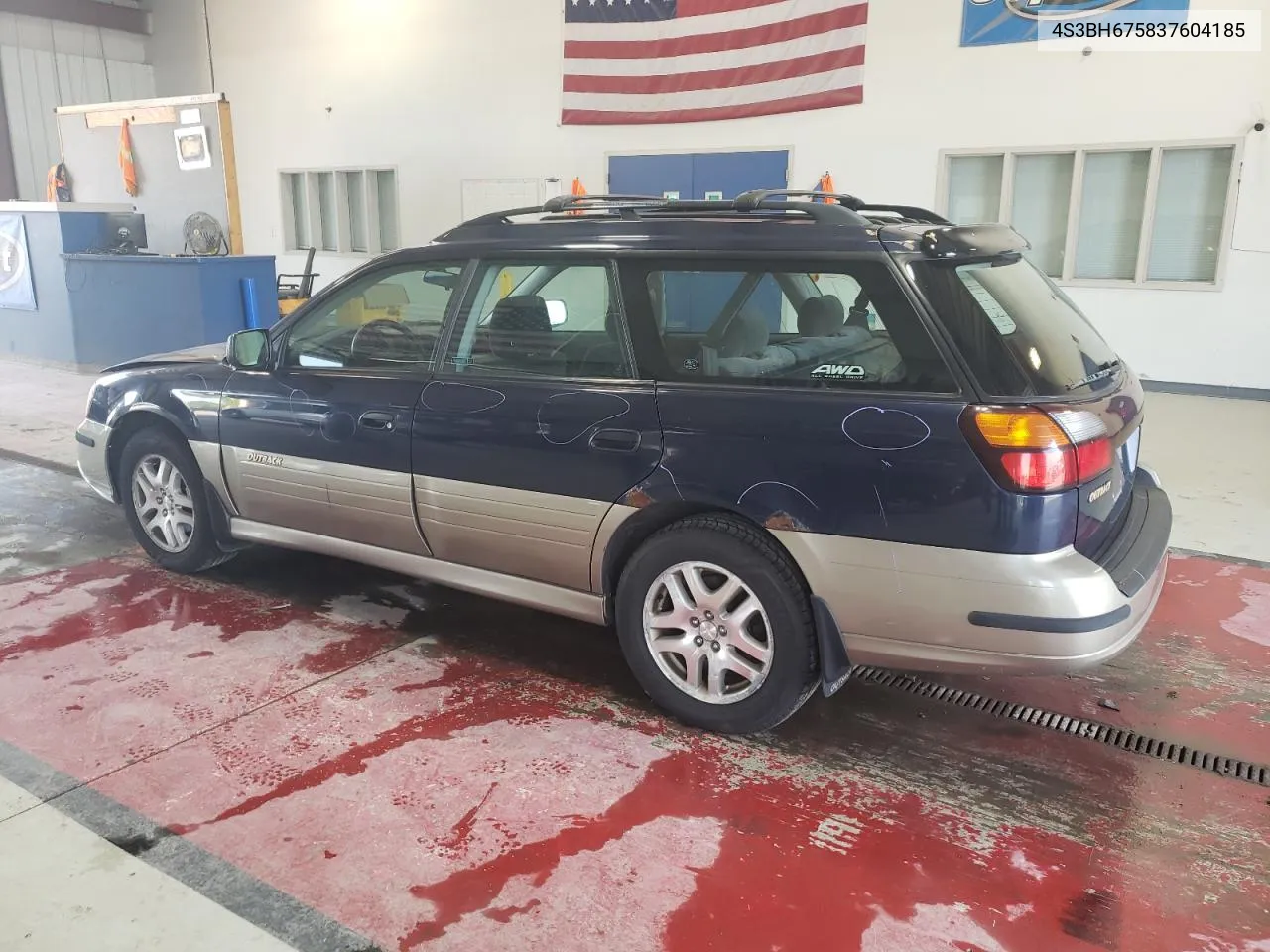 2003 Subaru Legacy Outback Awp VIN: 4S3BH675837604185 Lot: 71530844