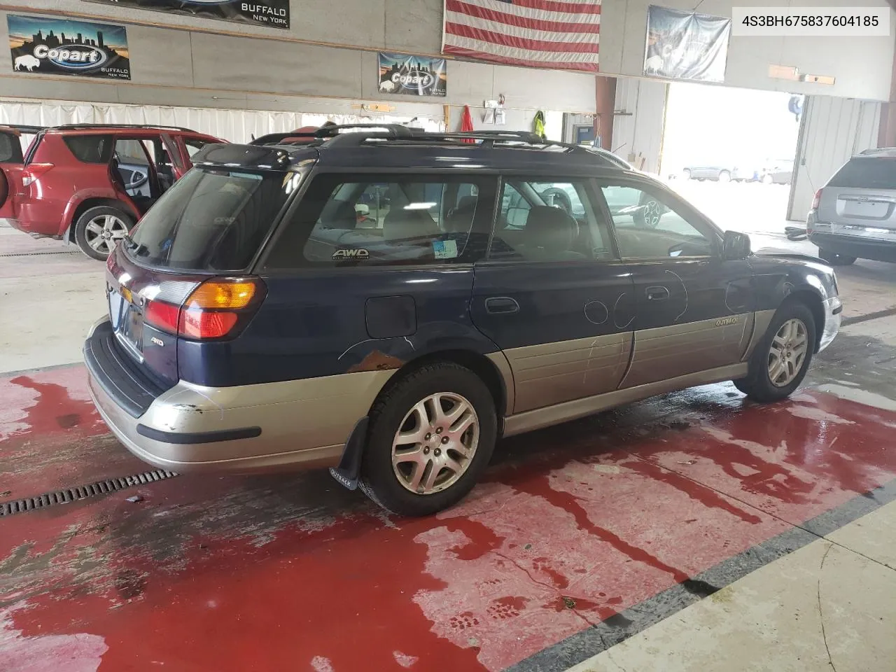 2003 Subaru Legacy Outback Awp VIN: 4S3BH675837604185 Lot: 71530844