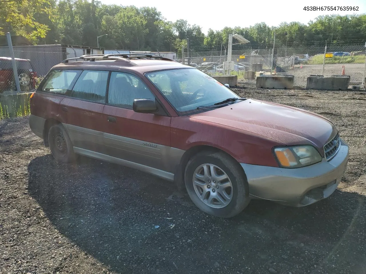 2004 Subaru Legacy Outback Awp VIN: 4S3BH675547635962 Lot: 55294794