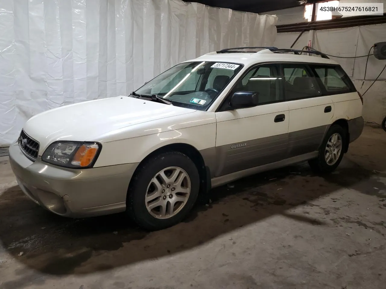 2004 Subaru Legacy Outback Awp VIN: 4S3BH675247616821 Lot: 55717344