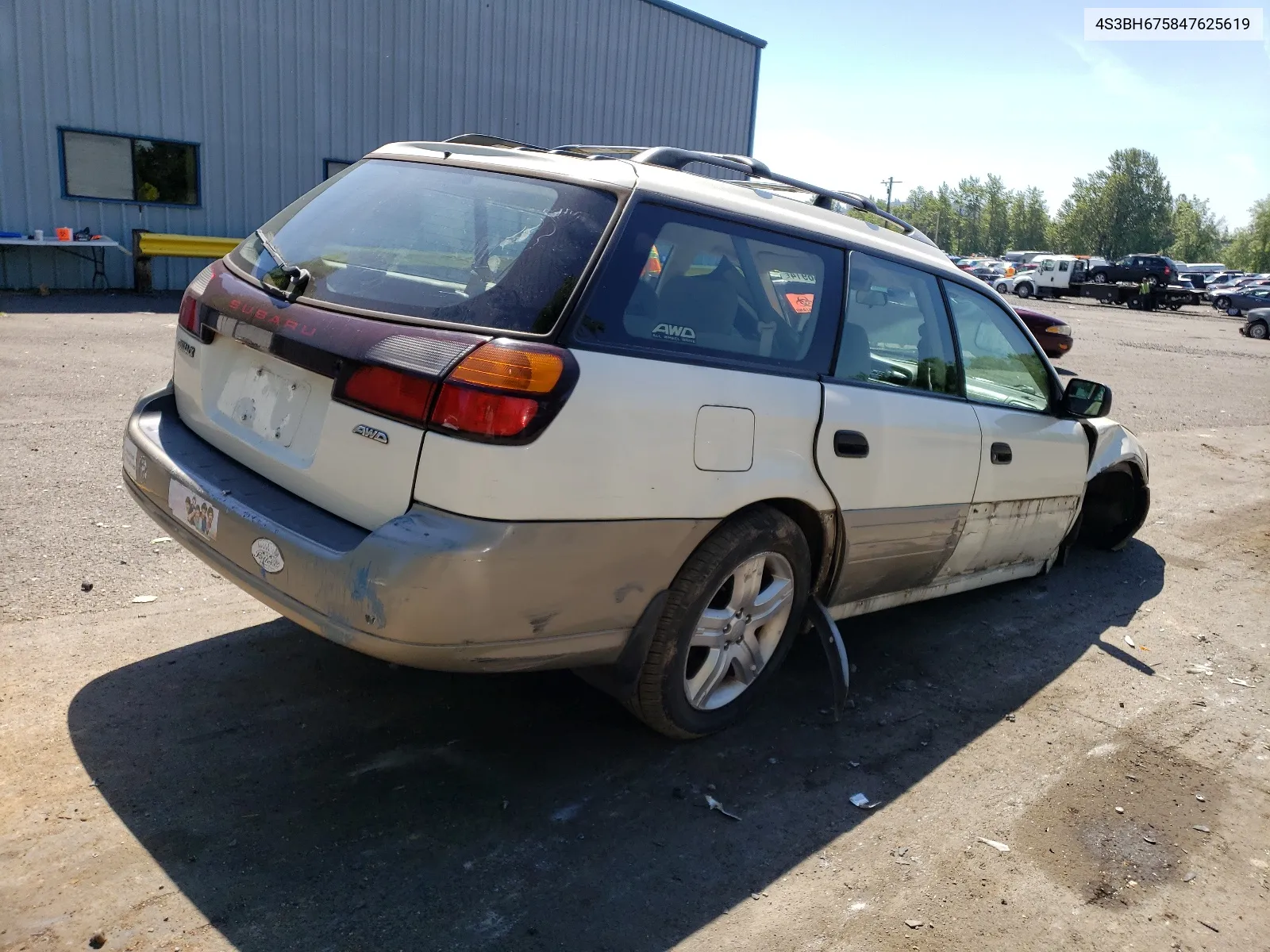 2004 Subaru Legacy Outback Awp VIN: 4S3BH675847625619 Lot: 59936914