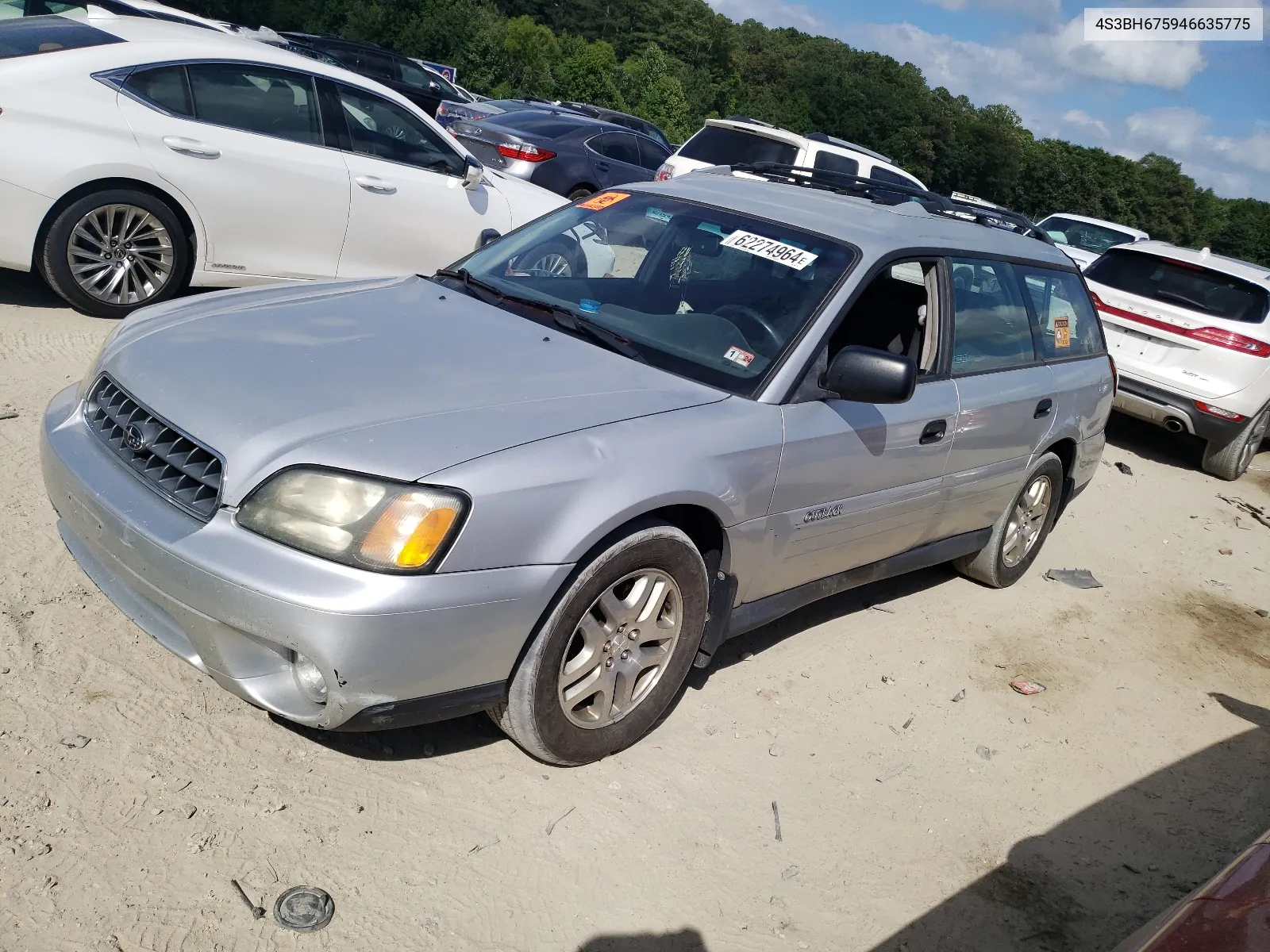 2004 Subaru Legacy Outback Awp VIN: 4S3BH675946635775 Lot: 62274964