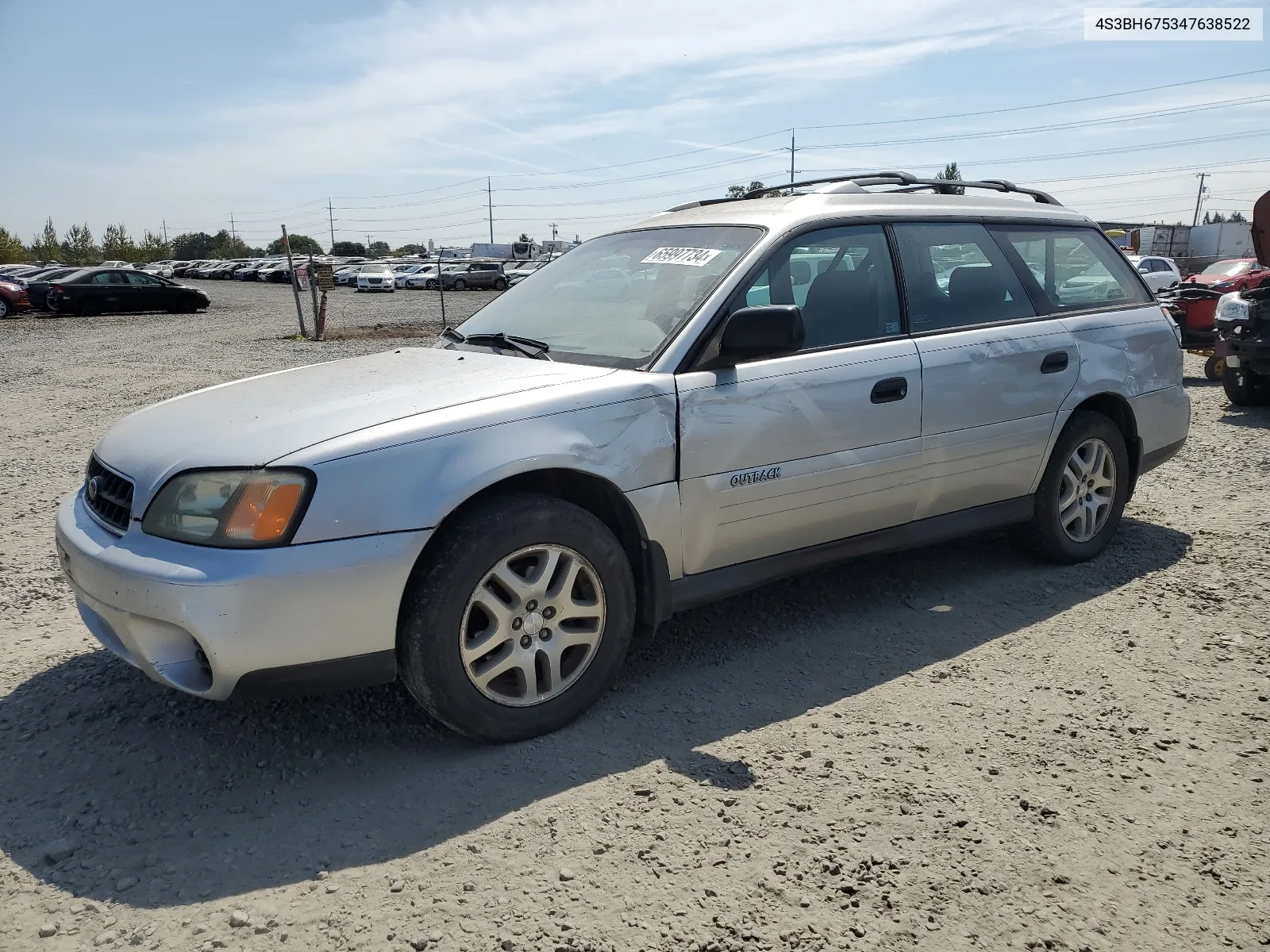 2004 Subaru Legacy Outback Awp VIN: 4S3BH675347638522 Lot: 65997734