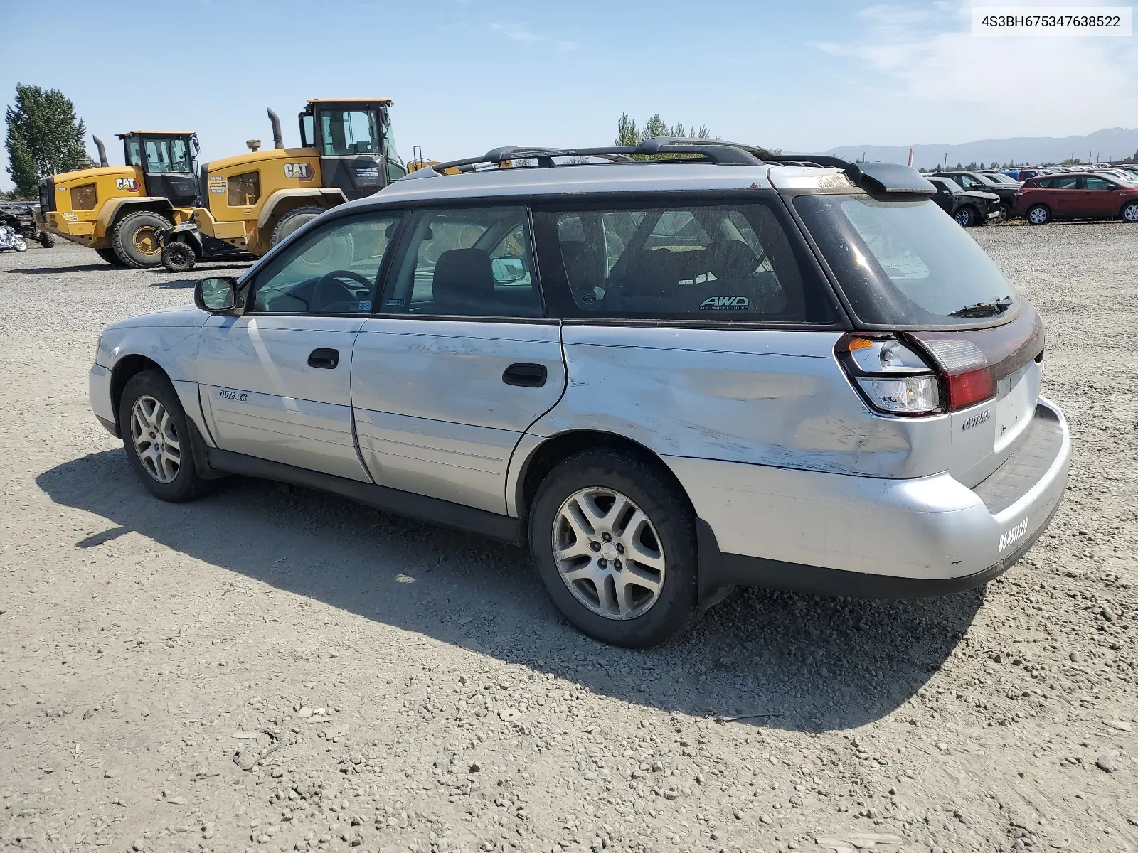 2004 Subaru Legacy Outback Awp VIN: 4S3BH675347638522 Lot: 65997734