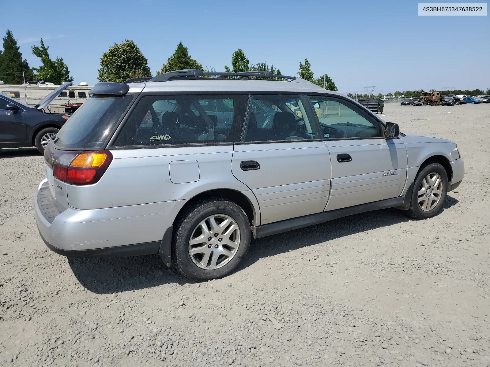 4S3BH675347638522 2004 Subaru Legacy Outback Awp