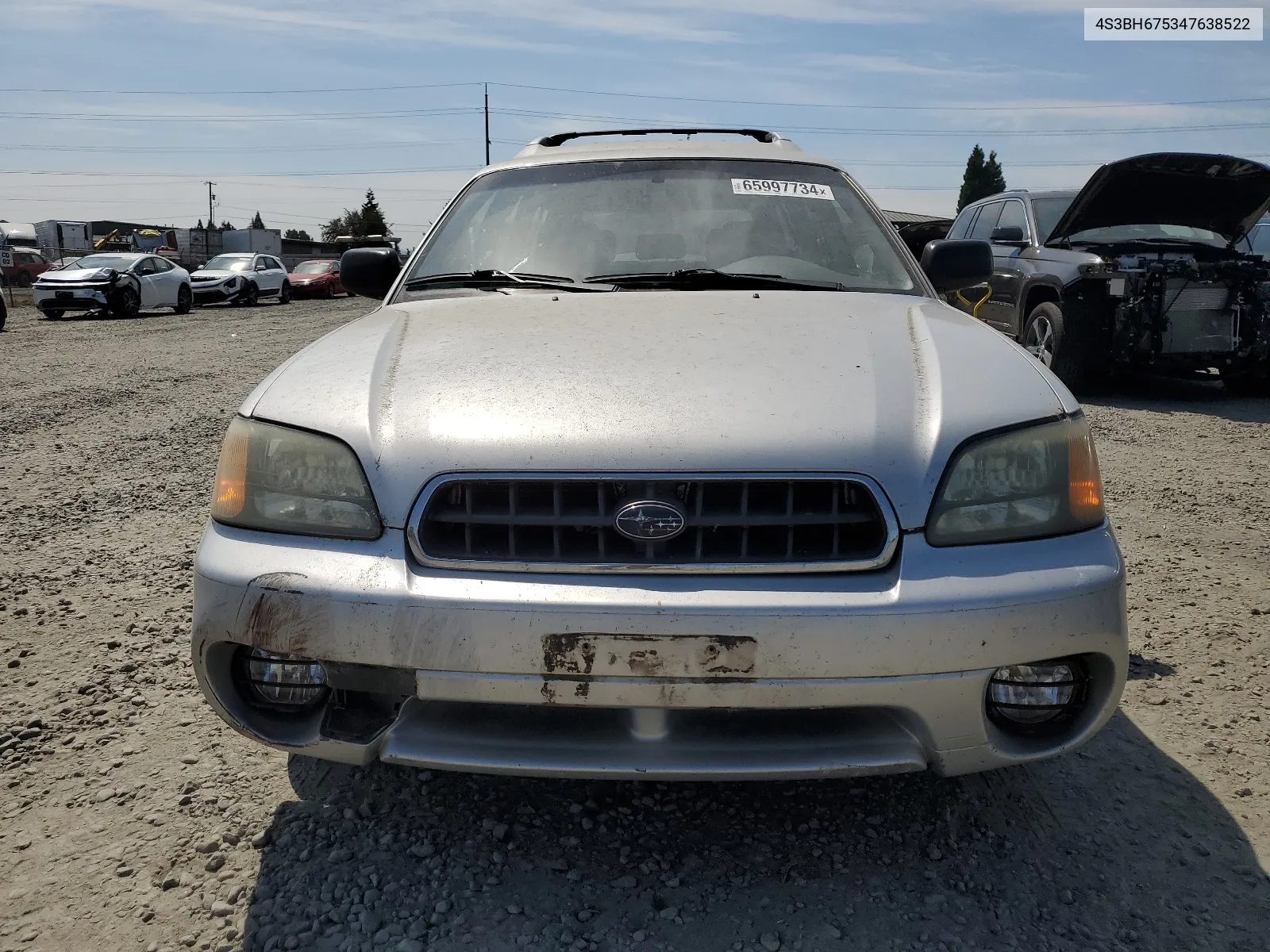 2004 Subaru Legacy Outback Awp VIN: 4S3BH675347638522 Lot: 65997734