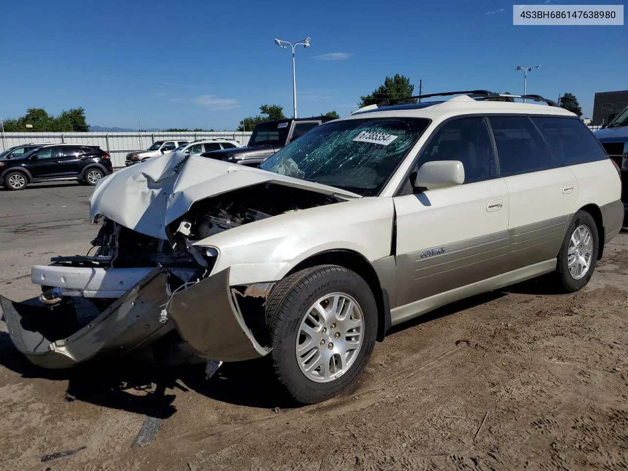 2004 Subaru Legacy Outback Limited VIN: 4S3BH686147638980 Lot: 67385354