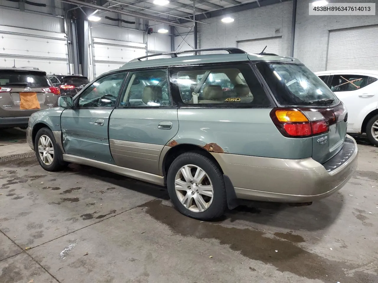 2004 Subaru Legacy Outback H6 3.0 Vdc VIN: 4S3BH896347614013 Lot: 77758043