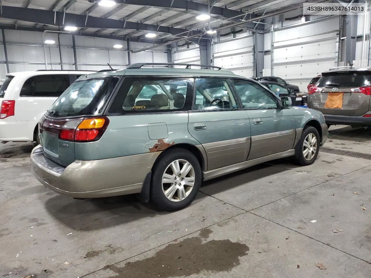 2004 Subaru Legacy Outback H6 3.0 Vdc VIN: 4S3BH896347614013 Lot: 77758043