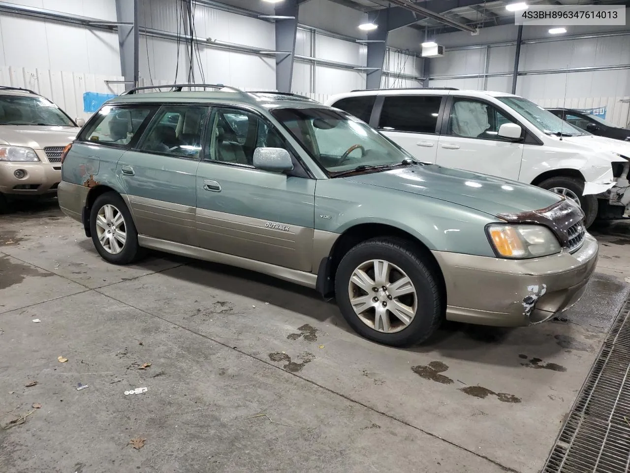 2004 Subaru Legacy Outback H6 3.0 Vdc VIN: 4S3BH896347614013 Lot: 77758043