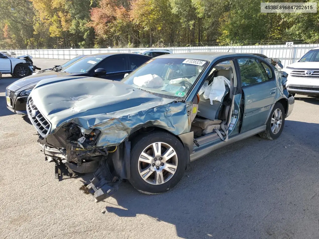4S3BE896847202615 2004 Subaru Legacy Outback 3.0 H6