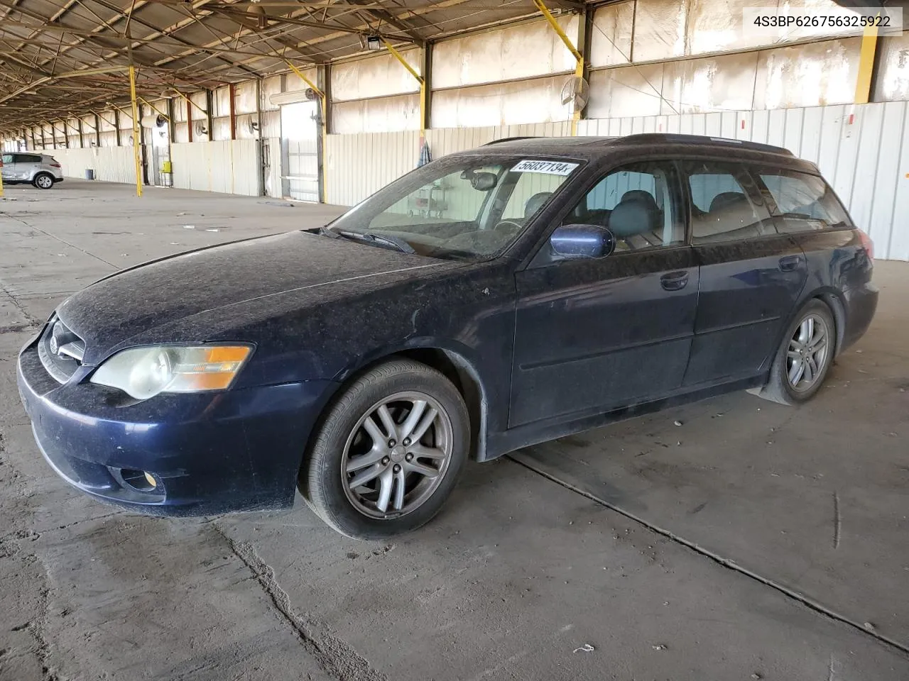 2005 Subaru Legacy 2.5I Limited VIN: 4S3BP626756325922 Lot: 56037134