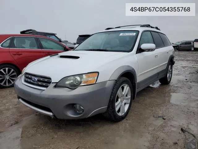 4S4BP67C054355768 2005 Subaru Legacy Outback 2.5 Xt Limited