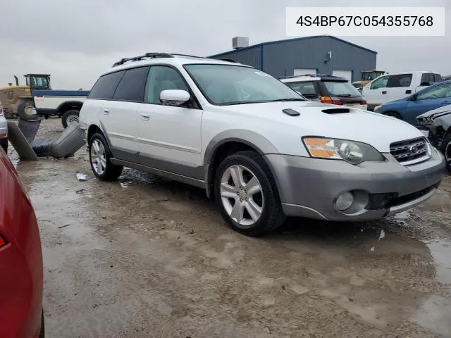 2005 Subaru Legacy Outback 2.5 Xt Limited VIN: 4S4BP67C054355768 Lot: 58718274