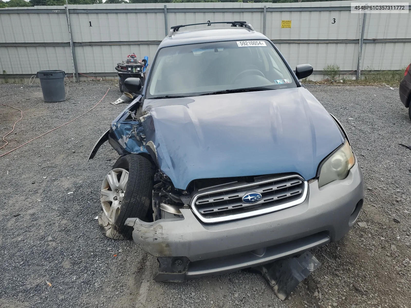 2005 Subaru Legacy Outback 2.5I VIN: 4S4BP61C357311772 Lot: 59210054