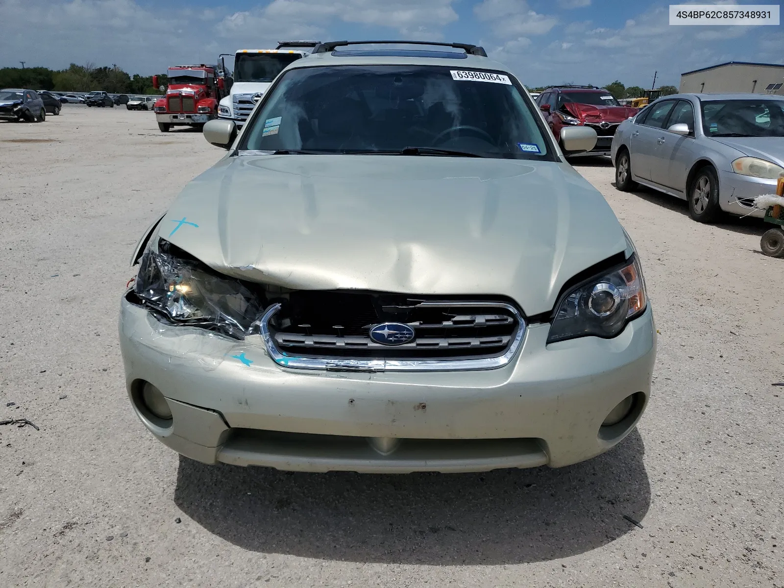 2005 Subaru Legacy Outback 2.5I Limited VIN: 4S4BP62C857348931 Lot: 63980064