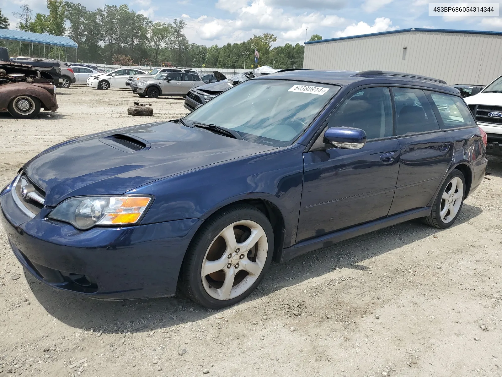 2005 Subaru Legacy Gt VIN: 4S3BP686054314344 Lot: 64380914