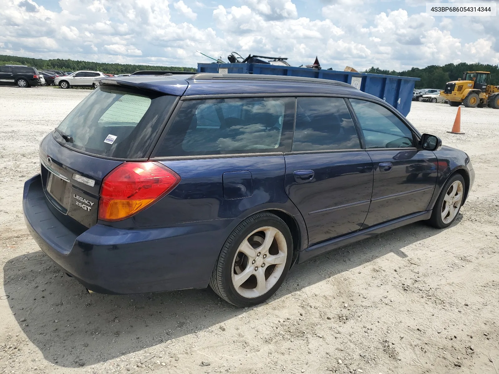 2005 Subaru Legacy Gt VIN: 4S3BP686054314344 Lot: 64380914