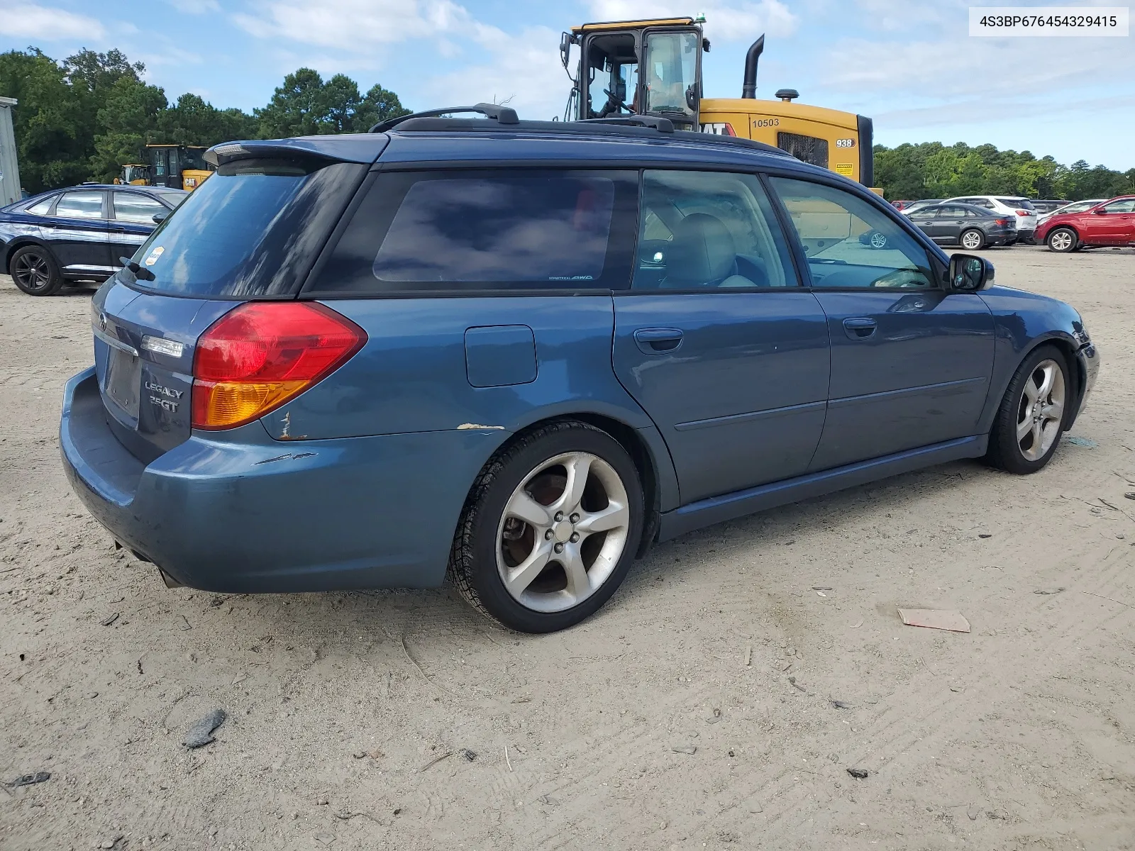 4S3BP676454329415 2005 Subaru Legacy Gt Limited