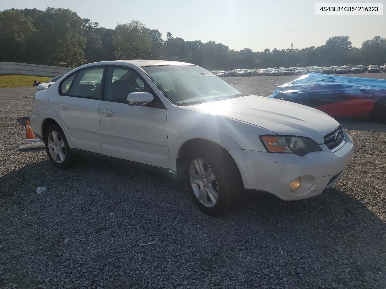 2005 Subaru Legacy Outback 3.0R VIN: 4S4BL84C854216323 Lot: 68895894