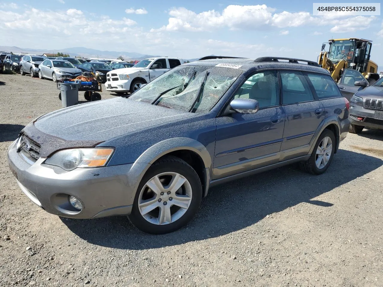 4S4BP85C554375058 2005 Subaru Legacy Outback H6 R Vdc