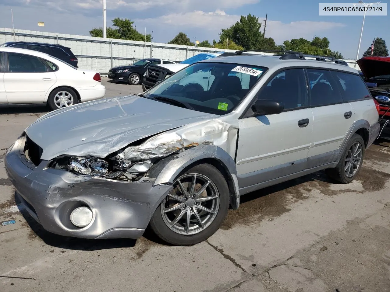 2005 Subaru Legacy Outback 2.5I VIN: 4S4BP61C656372149 Lot: 70704514