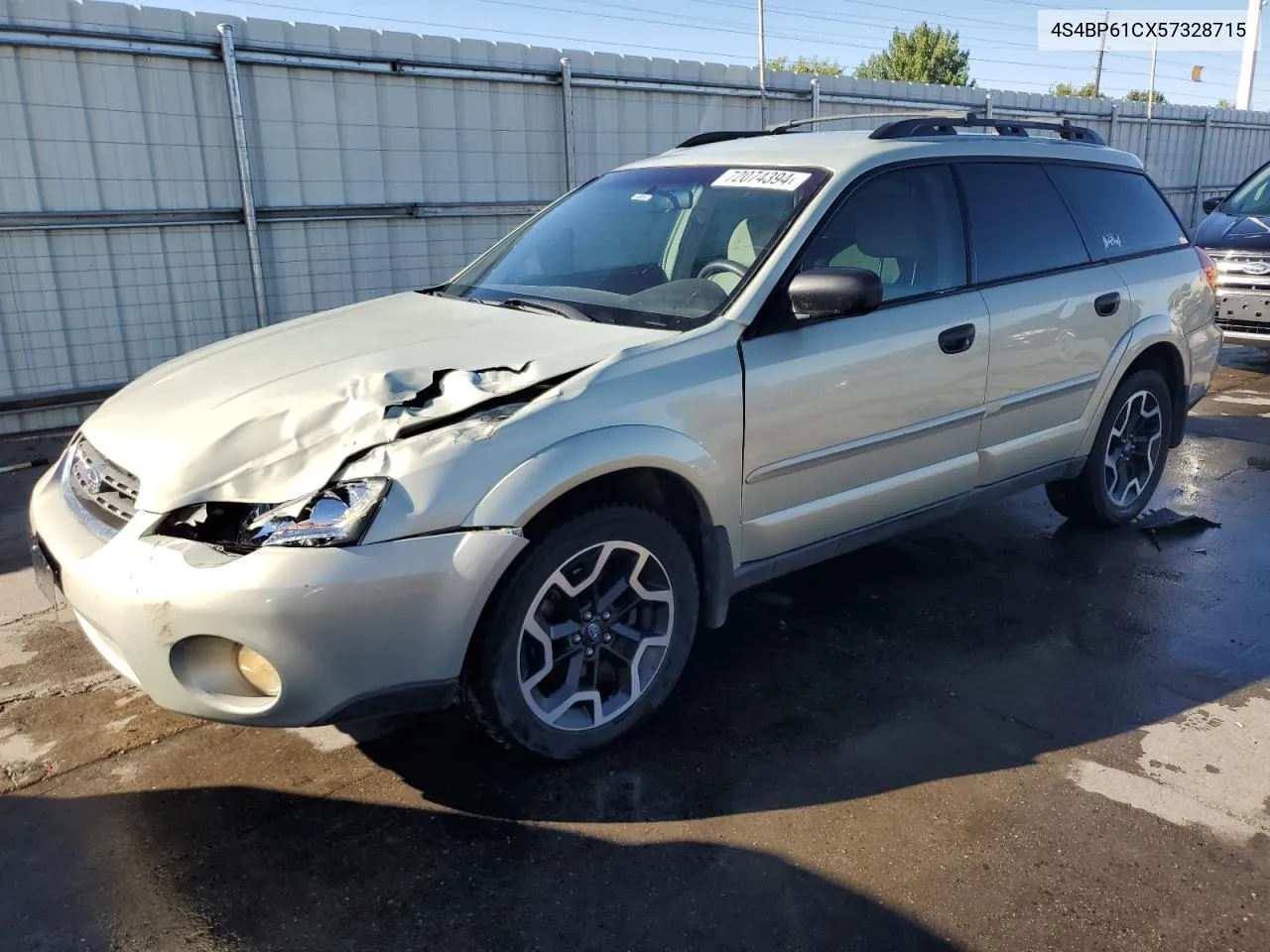 2005 Subaru Legacy Outback 2.5I VIN: 4S4BP61CX57328715 Lot: 72074394