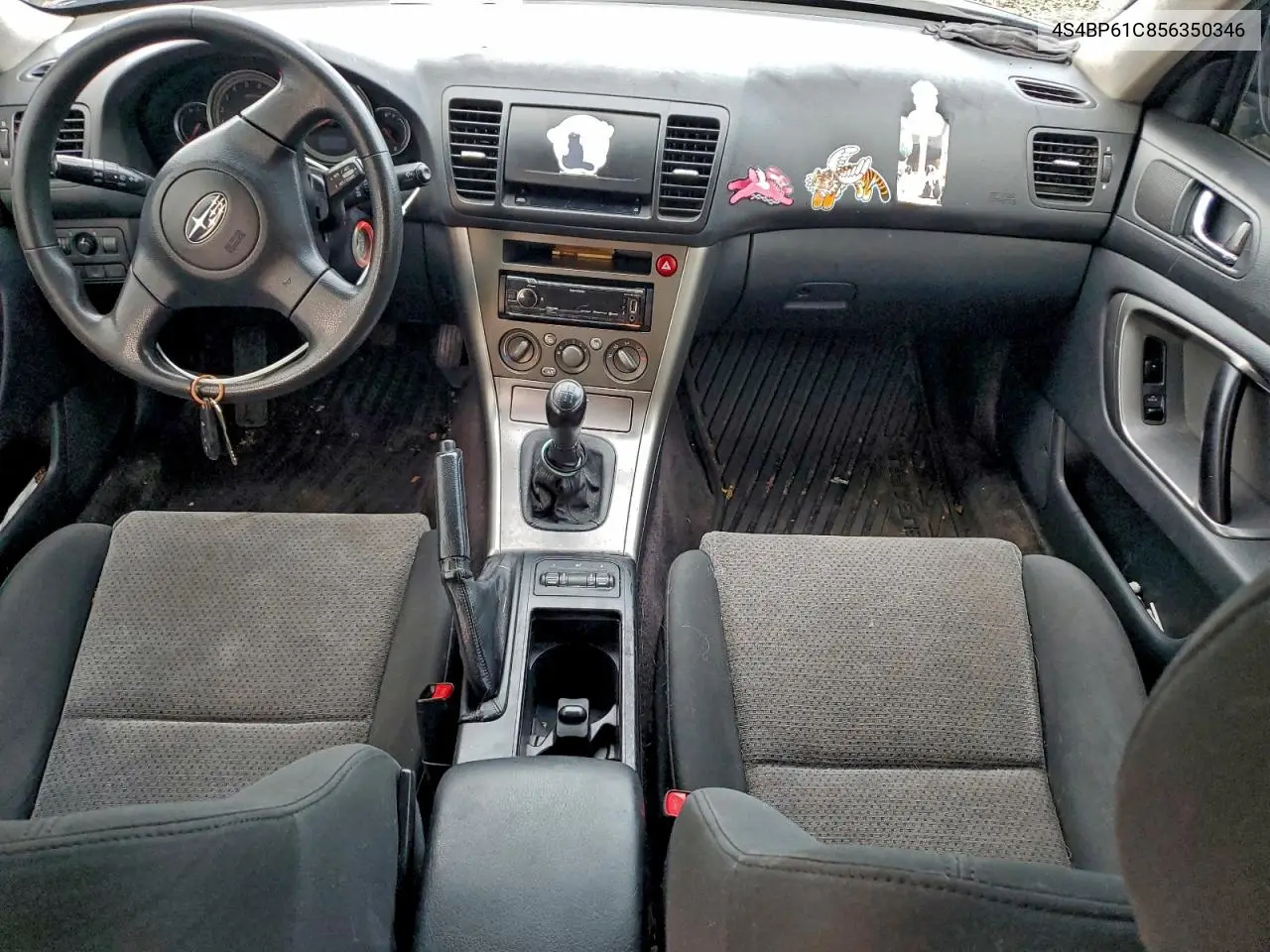 4S4BP61C856350346 2005 Subaru Legacy Outback 2.5I