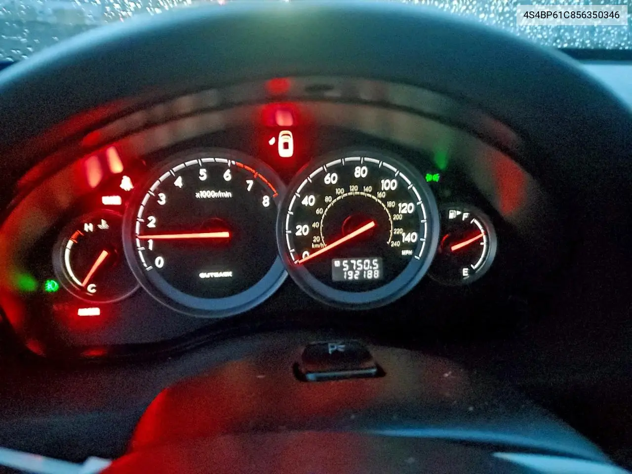 4S4BP61C856350346 2005 Subaru Legacy Outback 2.5I