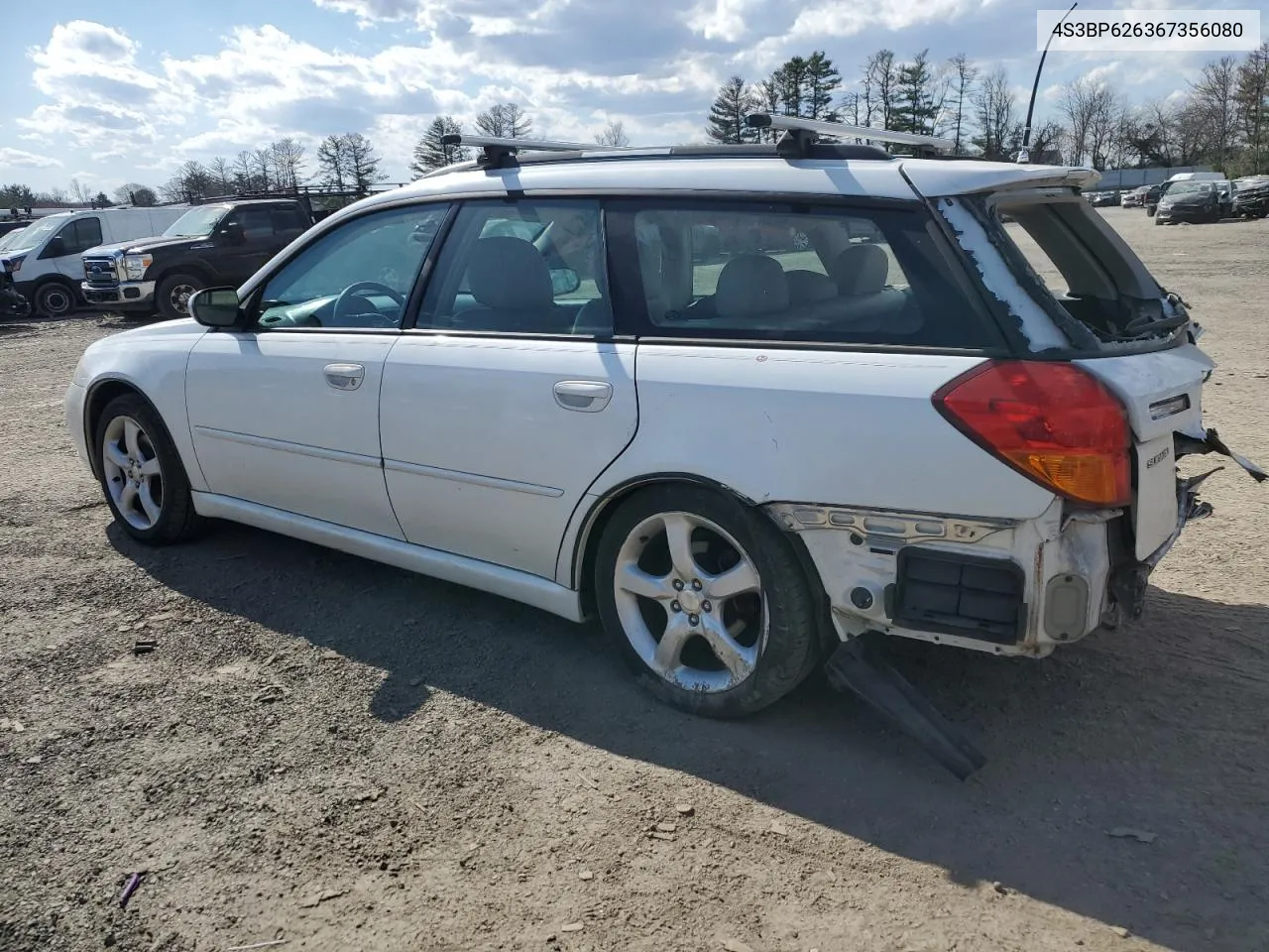 4S3BP626367356080 2006 Subaru Legacy 2.5I Limited