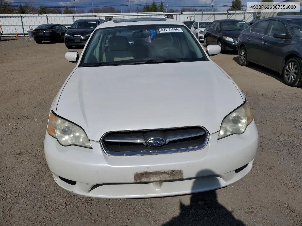 2006 Subaru Legacy 2.5I Limited VIN: 4S3BP626367356080 Lot: 47299494