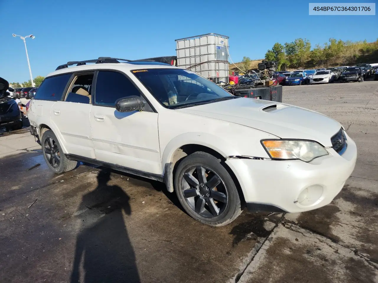 4S4BP67C364301706 2006 Subaru Legacy Outback 2.5 Xt Limited
