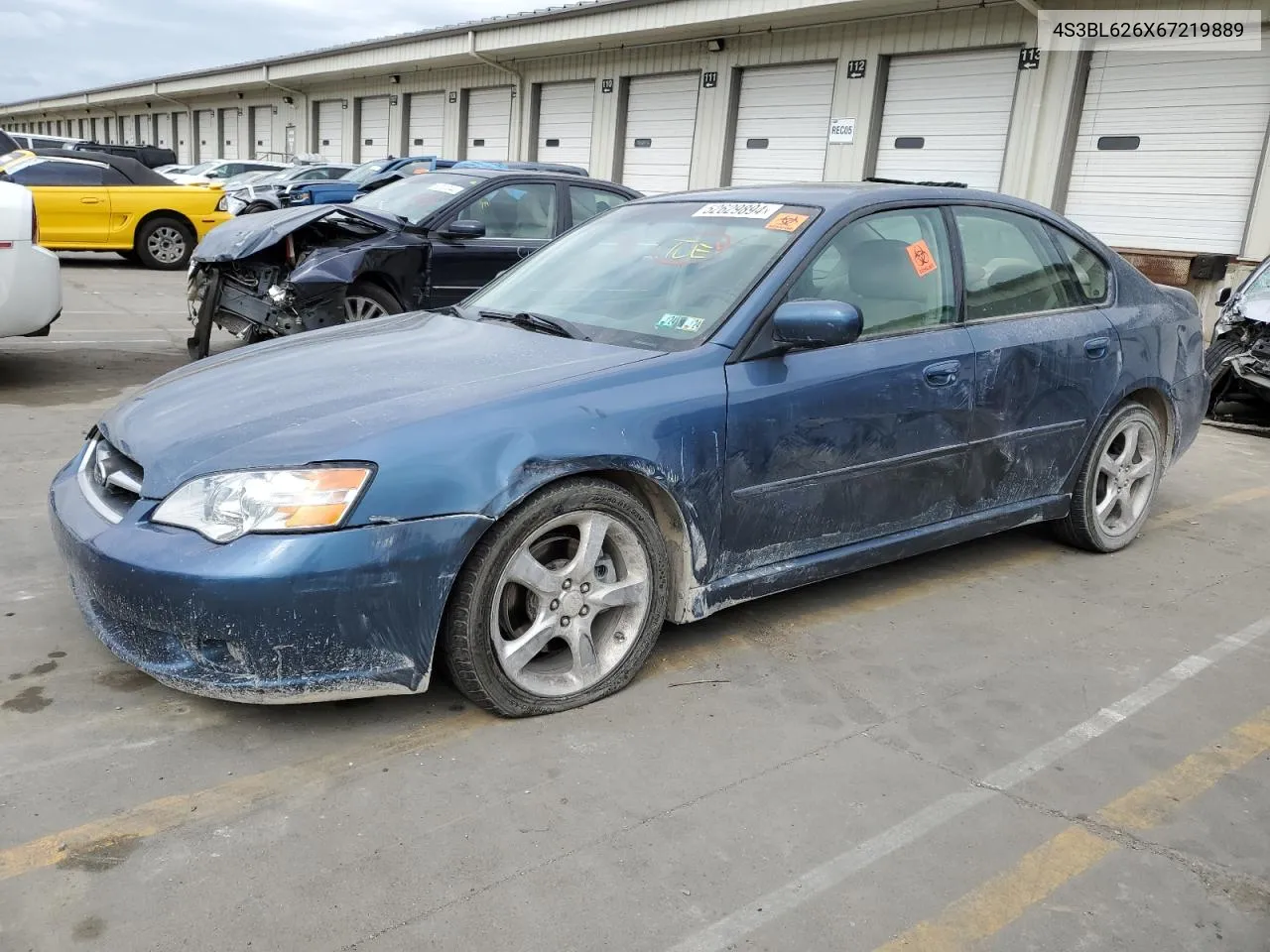 2006 Subaru Legacy 2.5I Limited VIN: 4S3BL626X67219889 Lot: 52629894